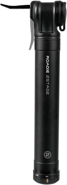 Topeak Roadie Mini Pump - 2Stage 160psi Black