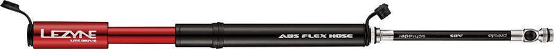 Lezyne Lite Drive Frame Pump: Small Gloss Red