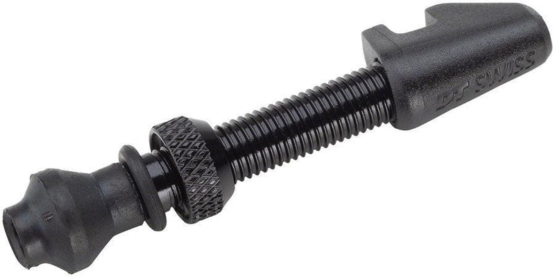 DT Swiss Aluminum Tubeless Valve - MTB Road 18-25mm Cylindrical Rim BLK Single