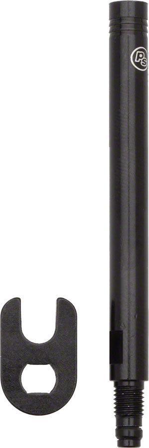 Problem Solvers Presta Valve Extender: Removable Core 70mm Black