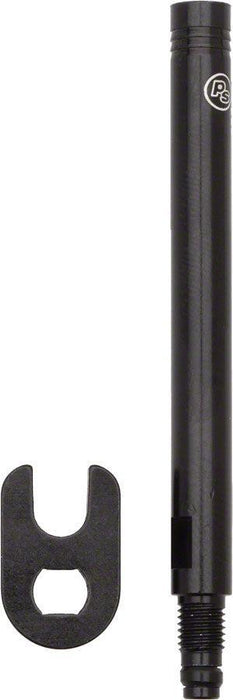 Problem Solvers Presta Valve Extender: Removable Core 70mm Black