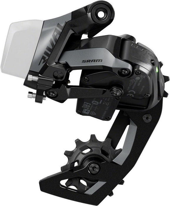 SRAM Rival AXS Rear Derailleur - 12-Speed 36t Max Battery Not Included Aluminum Cage BLK E1