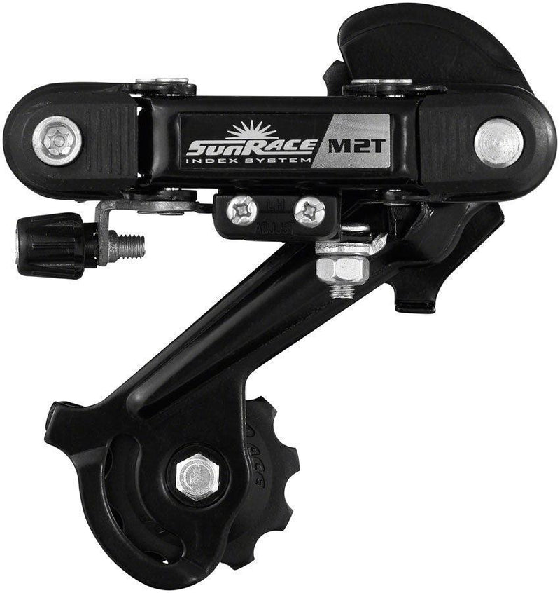 SunRace M2T Rear Derailleur - 6/7-Speed Long Cage Direct Black