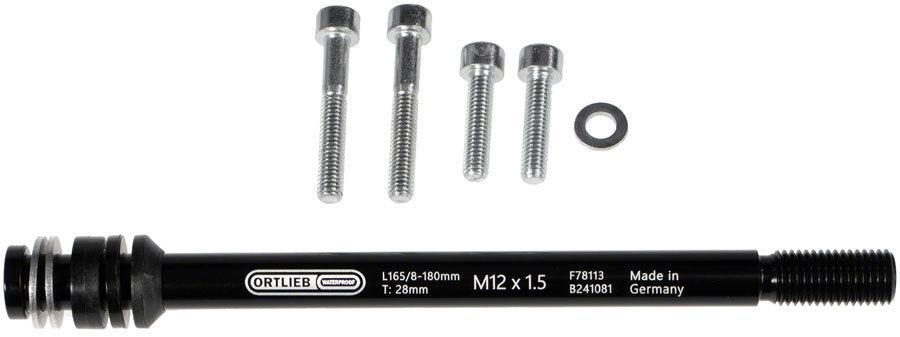 Ortlieb Thru Axle M6-Connector - 1.5mm Black