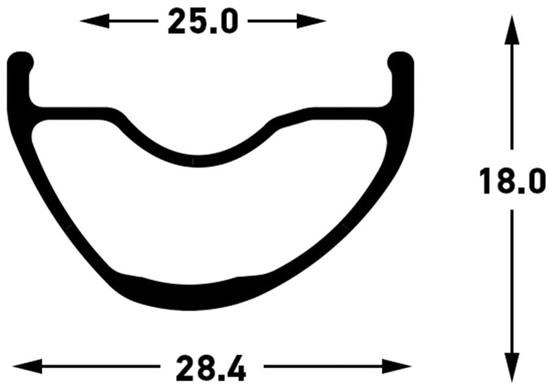 Stan's Crest MK4 Rim - 27.5 Disc Black 28H