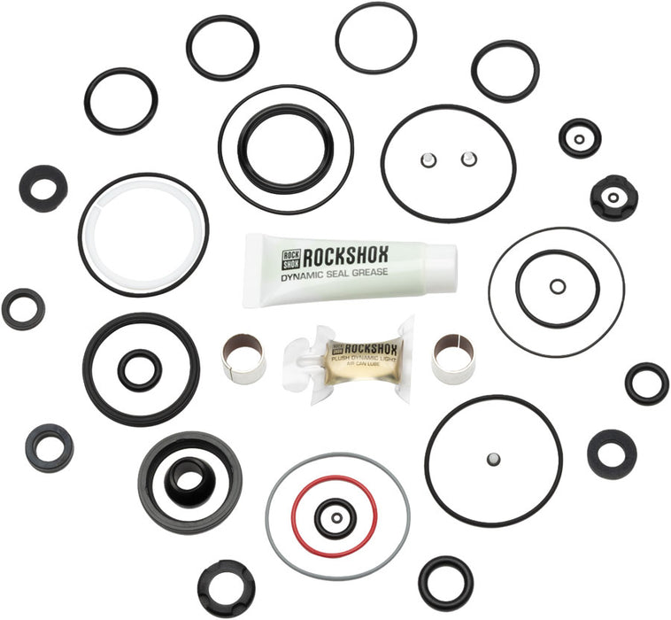 RockShox Rear Shock Service Kit - 200 Hour/1 Year  Nude/Bold 2022+ ThruShaft 2021-2024 Deluxe/Super Deluxe 2023+ Generation-C