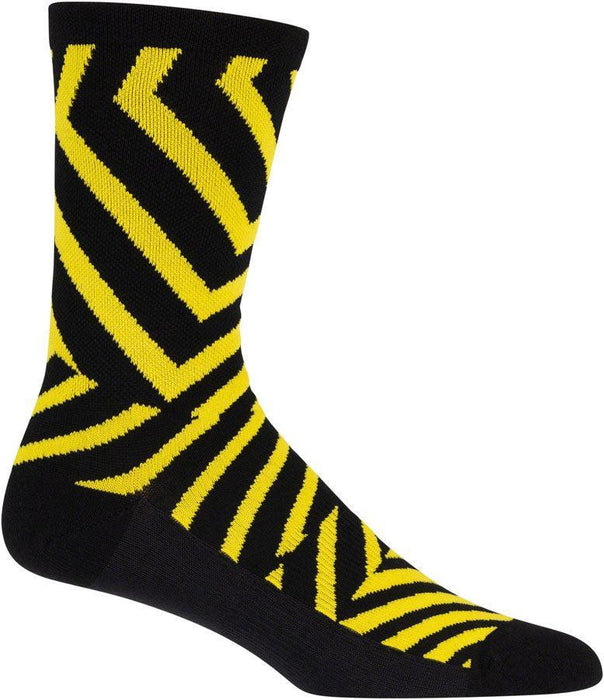 45NRTH Dazzle Lightweight Wool Socks - Yellow Medium