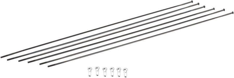 DT Swiss PR1400 DiCut 21 DB Spoke Kit: Front & Rear Black
