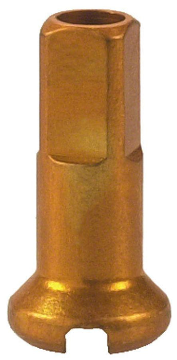 DT Swiss Standard Spoke Nipples - Aluminum 2.0 x 12mm Gold Box of 100