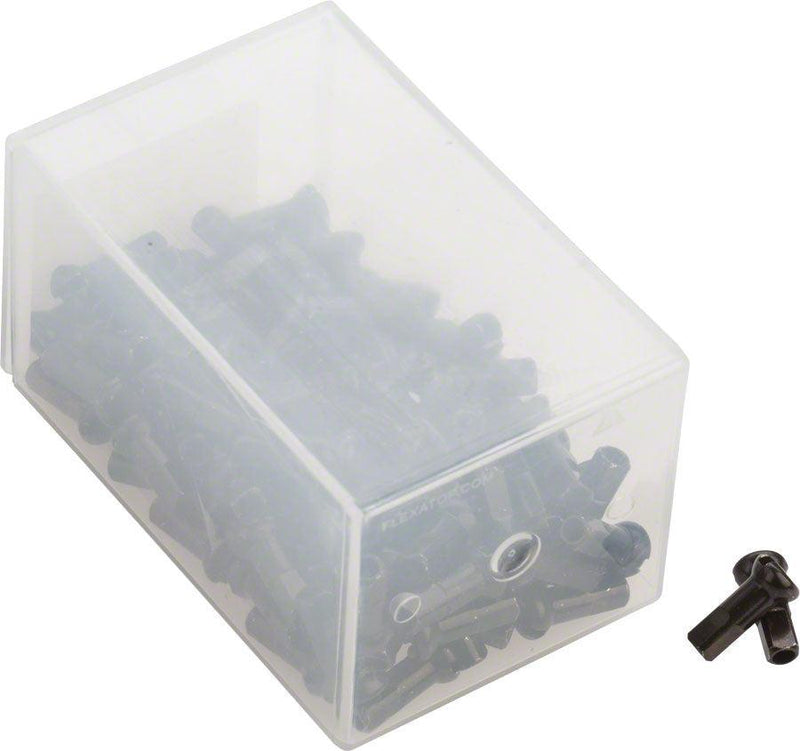 DT Swiss Pro Head Brass Nipples: 2.0 x 14mm Black Box of 100