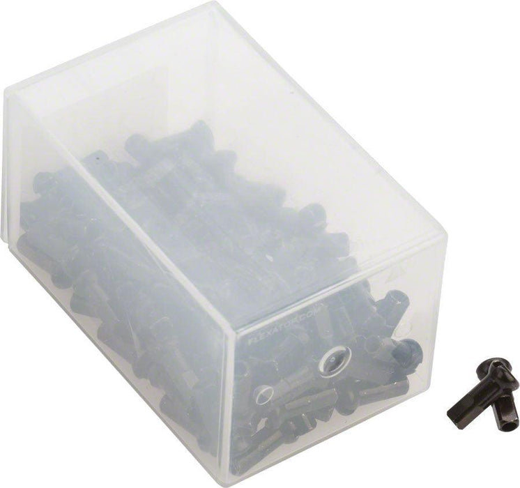 DT Swiss Pro Head Brass Nipples: 2.0 x 14mm Black Box of 100