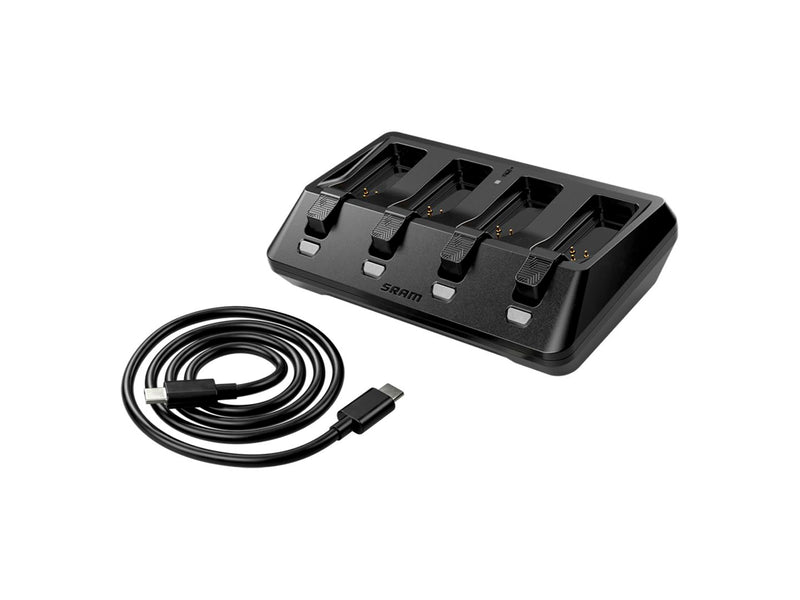 SRAM AXS and eTap Battery Charger and Cord 4-Port  >