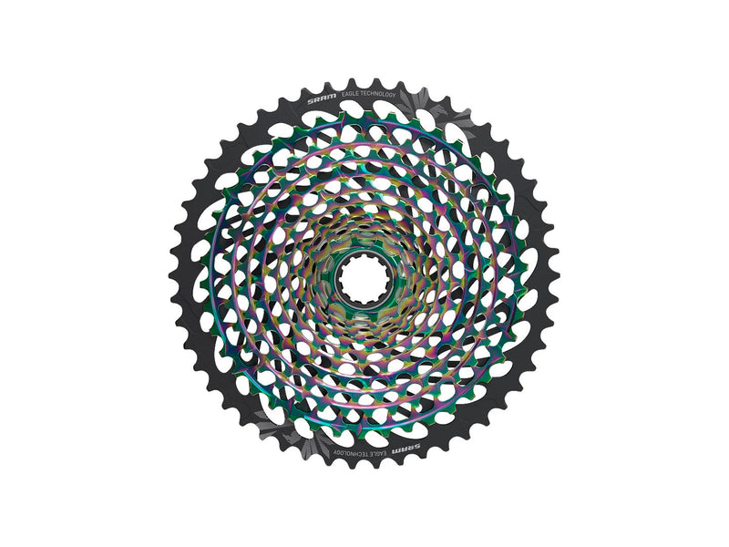 SRAM XX1 Eagle AXS XG-1299 Cassette - 12-Speed 10-50t Rainbow For XD Driver Body