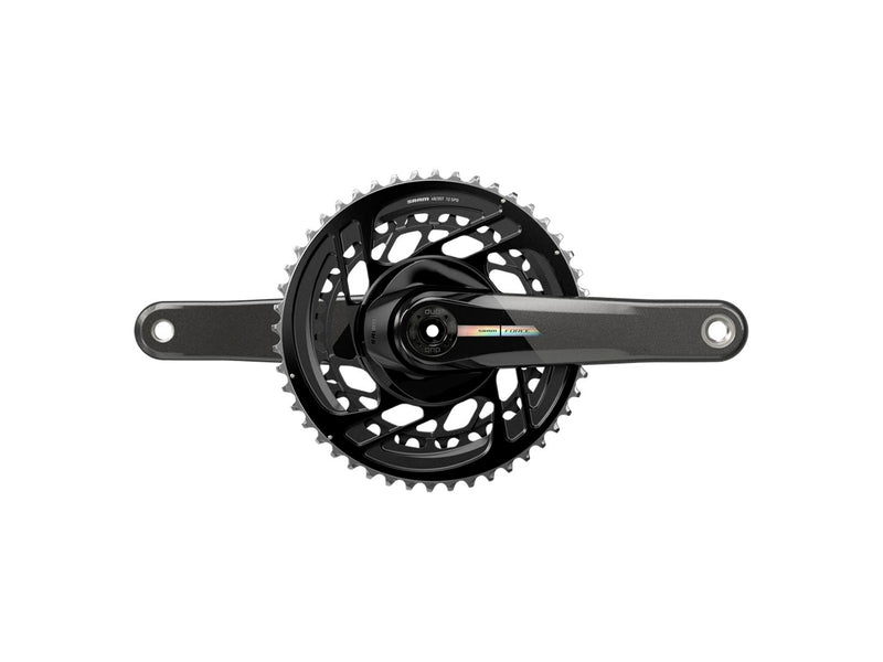 SRAM Force D2 2x Crankset Speed: 12 Spindle: 28.99mm BCD: Direct Mount 48/35 DUB 170mm Black Road Disc