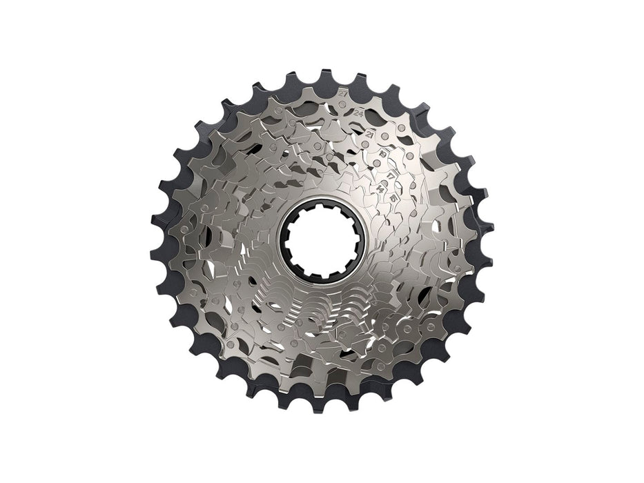 SRAM Force AXS XG-1270 Cassette - 12-Speed 10-30t Silver For XDR Driver Body D1