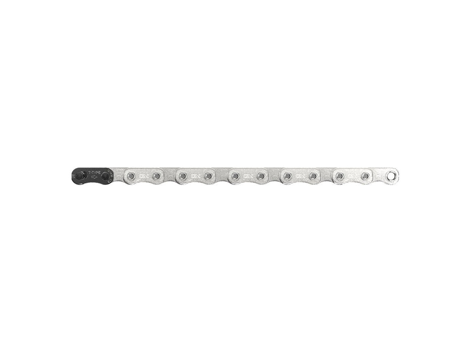 SRAM GX Eagle T-Type Flattop Chain - 12-Speed 126 Links Hollow Pin Includes PowerLock Connector Silver