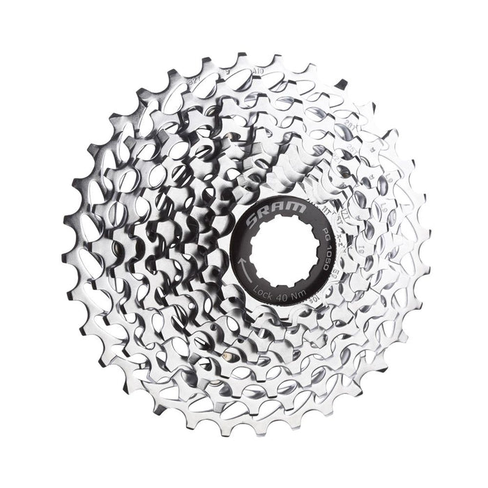 SRAM PG-1050 Cassette - 10 Speed 11-36t Silver