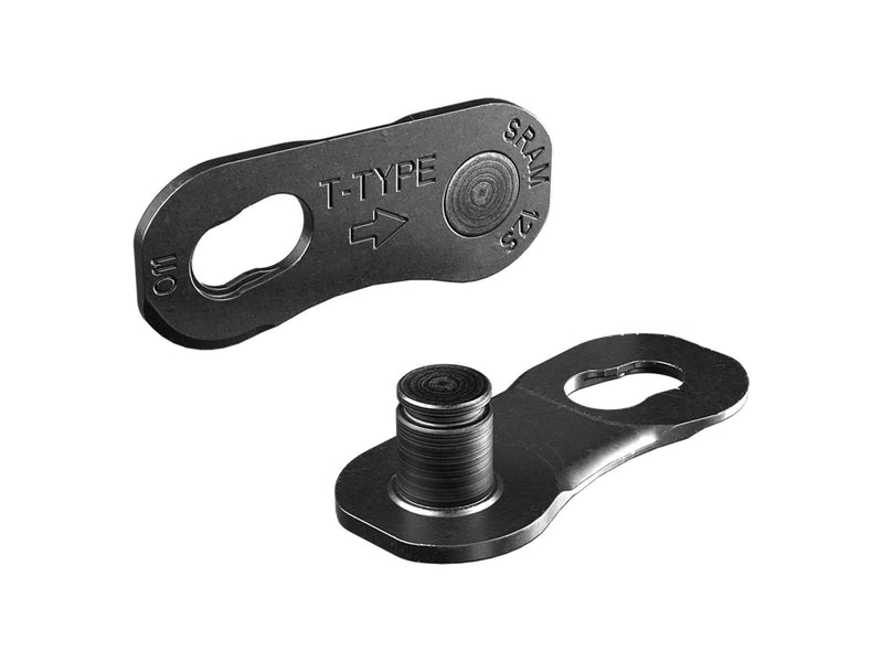 SRAM Eagle T-Type PowerLock Flattop Connector Link - 12-Speed For Eagle T-Type Flattop Chain Only BLK 4 Pack