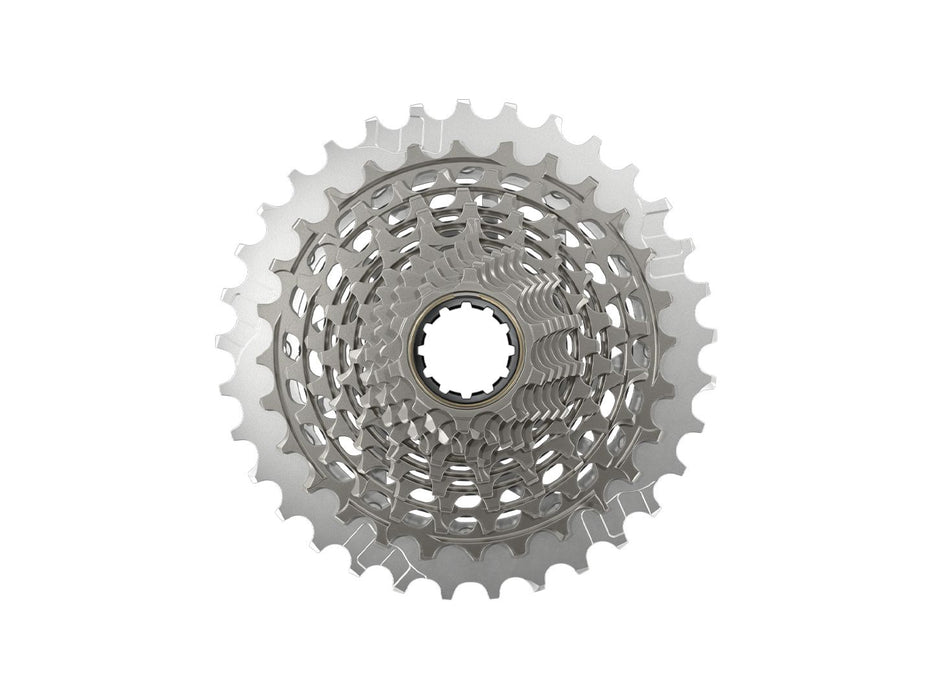 SRAM RED XG-1290 Cassette - 12-Speed 10-33t For XDR Driver Body Silver E1