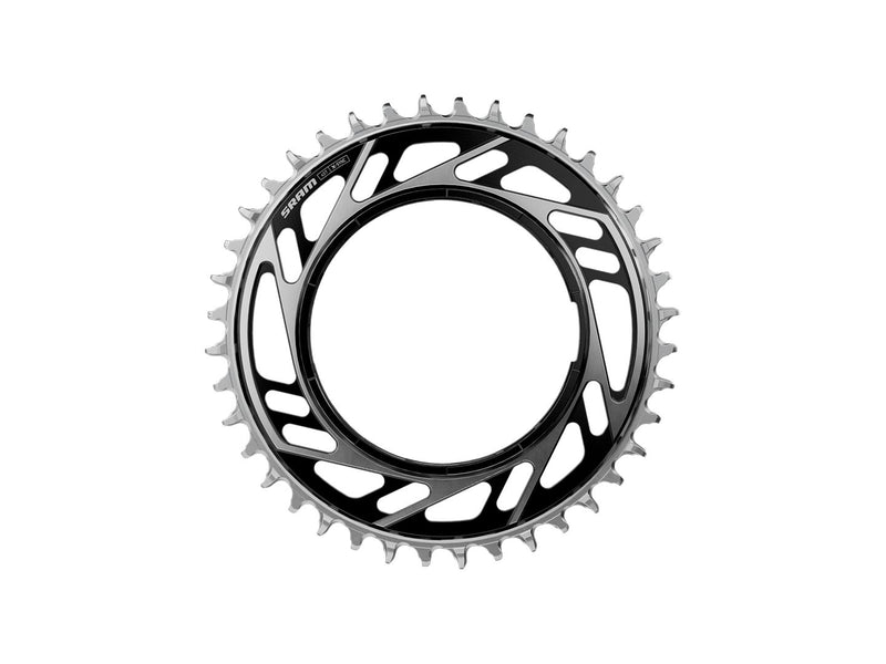 SRAM RED XPLR X-Sync Thread Mount Chainring -  44t 12/13-Speed Thread Mount For RED XPLR AXS PM Spider 6.5mm Offset BLK/Silver E1