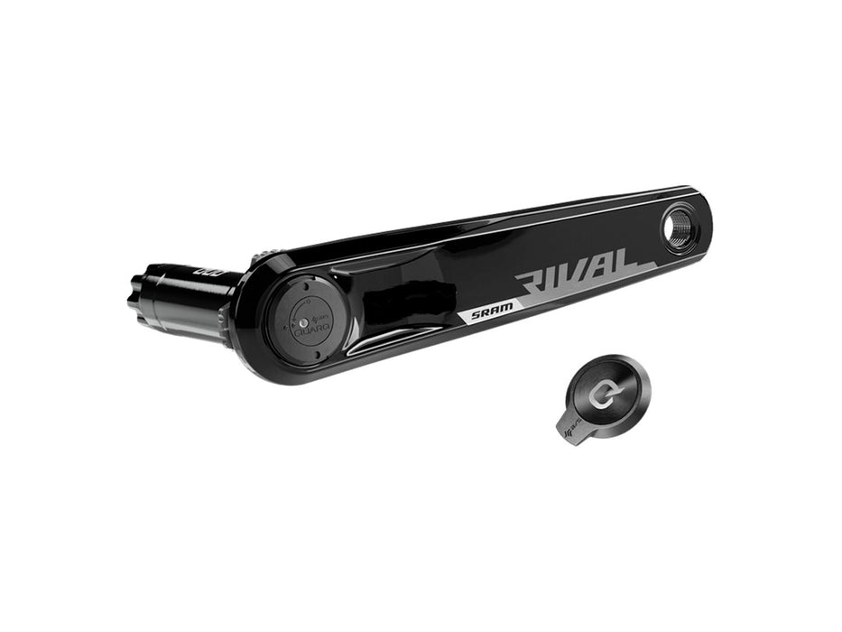 SRAM Rival AXS Power Meter Left Crank Arm Spindle Upgrade Kit - 175mm DUB Spindle Interface BLK D1