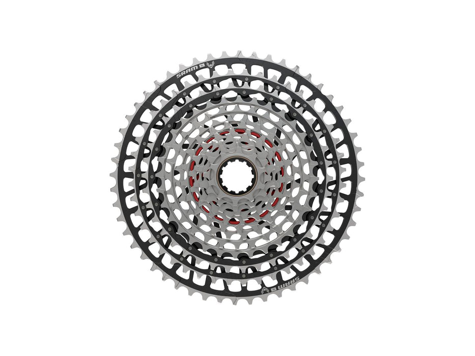 SRAM XX SL Eagle T-Type XS-1299 Cassette - 12-Speed 10-52t For XD Driver Silver/BLK
