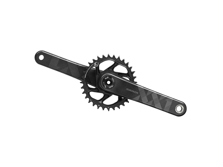 SRAM XX1 Eagle Carbon Boost Crankset - 170mm 12-Speed 34t Direct Mount DUB Spindle Interface BLK