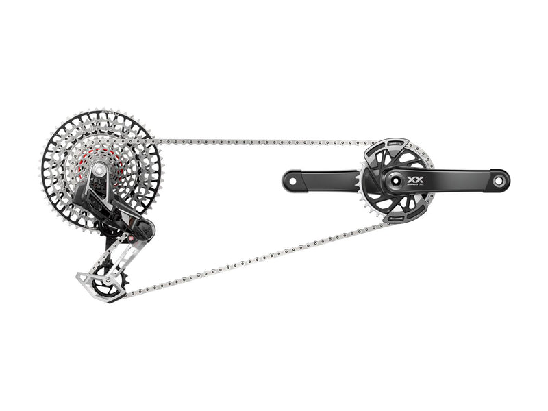 SRAM XX T-Type Eagle Transmission Groupset - 170mm Crank 32t Chainring AXS POD Controller 10-52t Cassette Rear Derailleur Chain