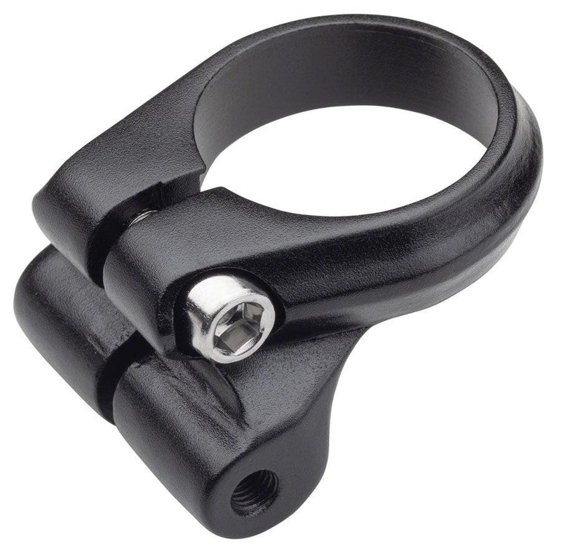 Problem Solvers Seatpost Clamp - 31.8mm Bolt-On Black w/ Rack Mounts