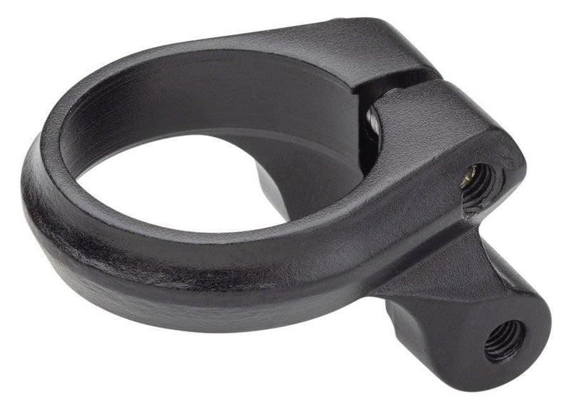 Problem Solvers Seatpost Clamp - 34.9mm Bolt-On Black w/ Rack Mounts