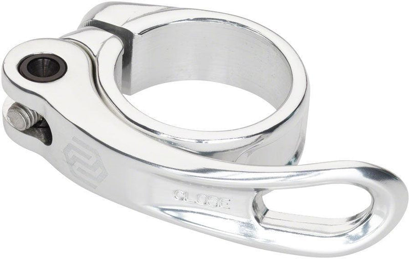 Promax QR-1 Seatpost Clamp - 34.9mm QR Silver