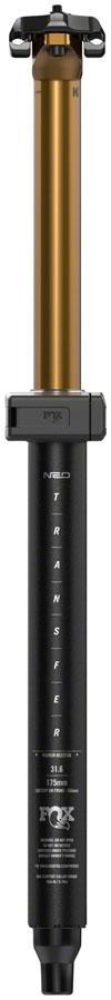 FOX Transfer Neo Factory Series Wireless Dropper Seatpost - 30.9 mm 125 mm Internal Routing Kashima Coat