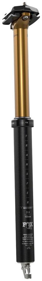FOX Transfer Factory Dropper Seatpost - 31.6 mm 120 mm Internal Routing Kashima Coat