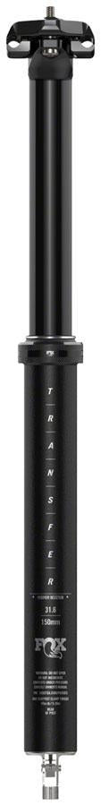 FOX Transfer Performance Elite Dropper Seatpost - 34.9 mm 210 mm Internal Routing Anodized BLK