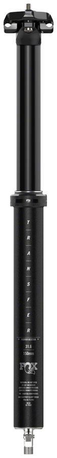FOX Transfer Performance Elite Dropper Seatpost - 30.9 mm 180 mm Internal Routing Anodized BLK