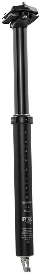 FOX Transfer Performance Elite Dropper Seatpost - 31.6 mm 120 mm Internal Routing Anodized BLK