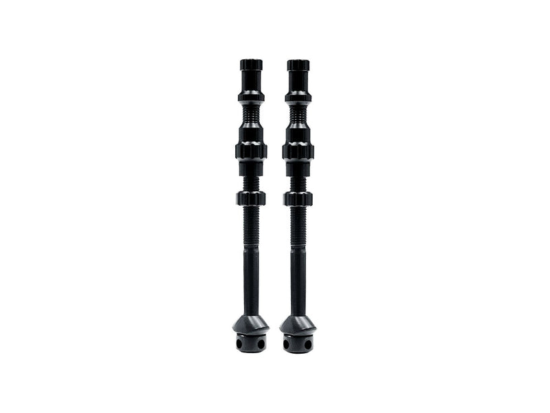 Stan's Tubeless Exo-Core Valve Stems - Alloy Extra Tall Black Pair
