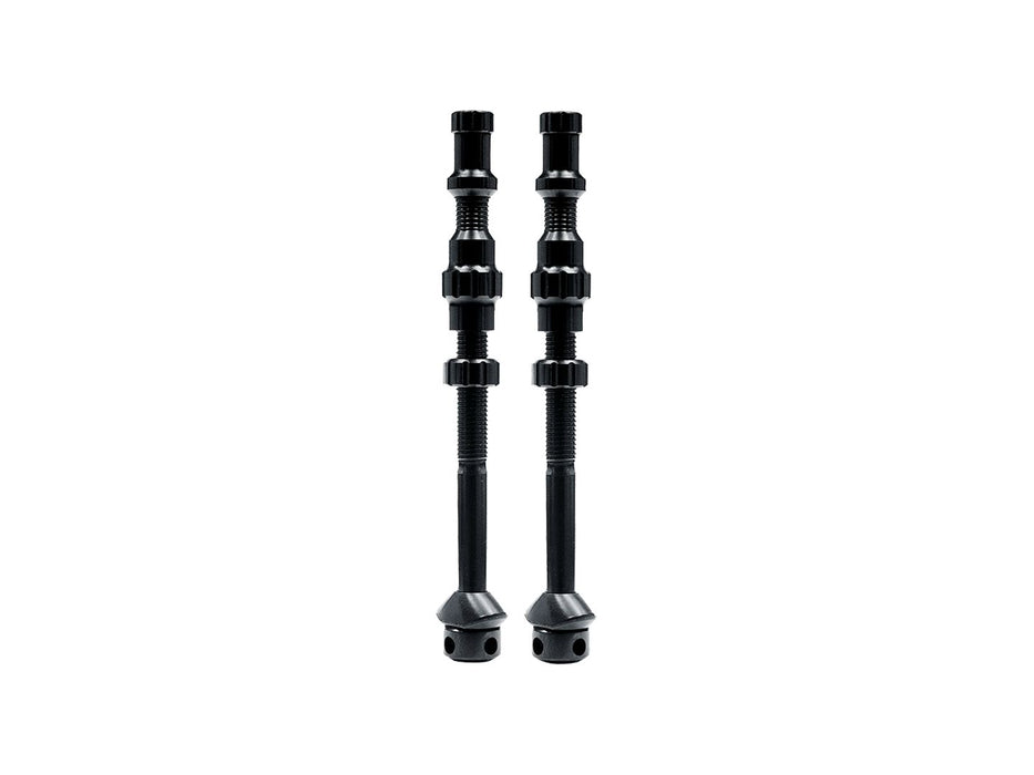 Stan's Tubeless Exo-Core Valve Stems - Alloy Extra Tall Black Pair