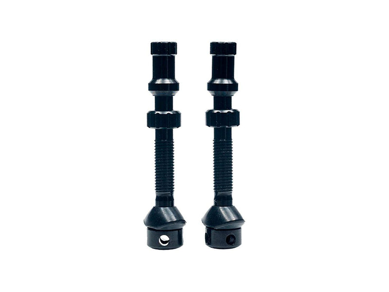 Stan's Tubeless Universal+ Valve Stems - Alloy Regular Black Pair