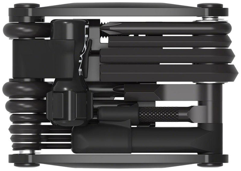 Lezyne Rap II - 20 Tubeless Multi Tool - 20 Tools With Chain Tool Tubeless Plug Kit Co2 Inflator BLK