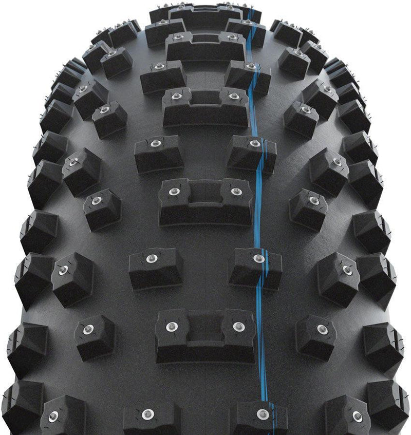 Schwalbe Al Mighty Tire - 26 x 4.8" Tubeless Folding BLK Evolution Line Addix Speed Grip Super Ground E-25 Studded