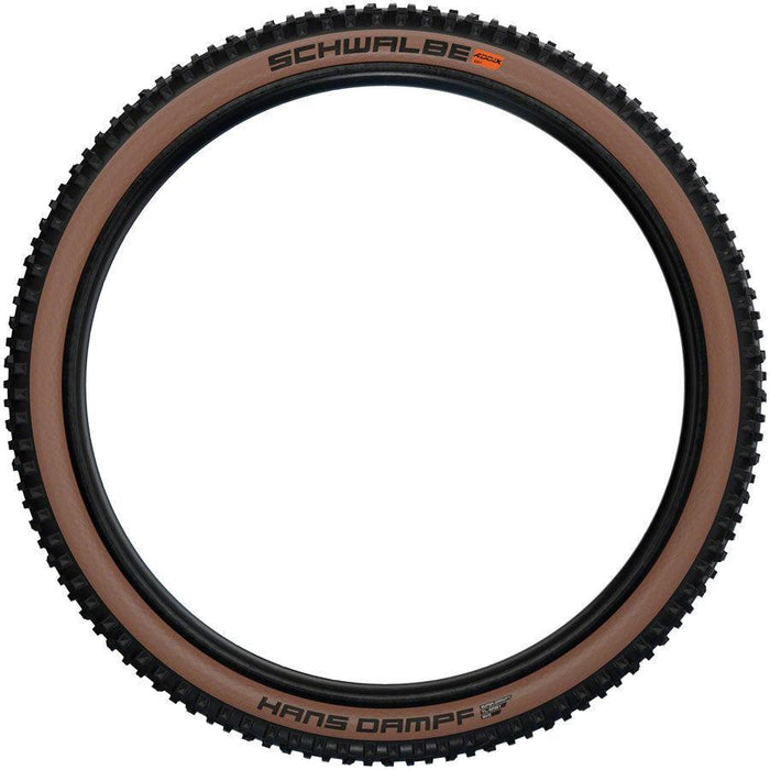 Schwalbe Hans Dampf Tire - 27.5 x 2.6 Tubeless Folding BLK/Bronze Evolution Line Super Trail Addix Soft