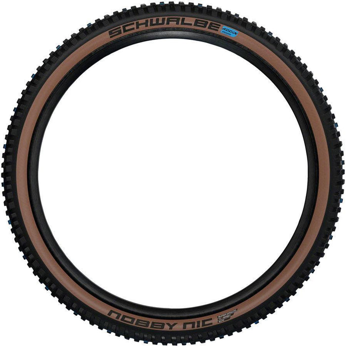 Schwalbe Nobby Nic Tire - 27.5 x 2.35 Tubeless Folding BLK/Bronze Evolution Line Super Ground Addix SpeedGrip