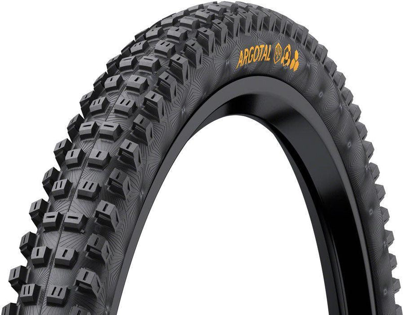 Continental Argotal Tire - 27.5 x 2.40 Tubeless Folding BLK SuperSoft Downhill Casing E25