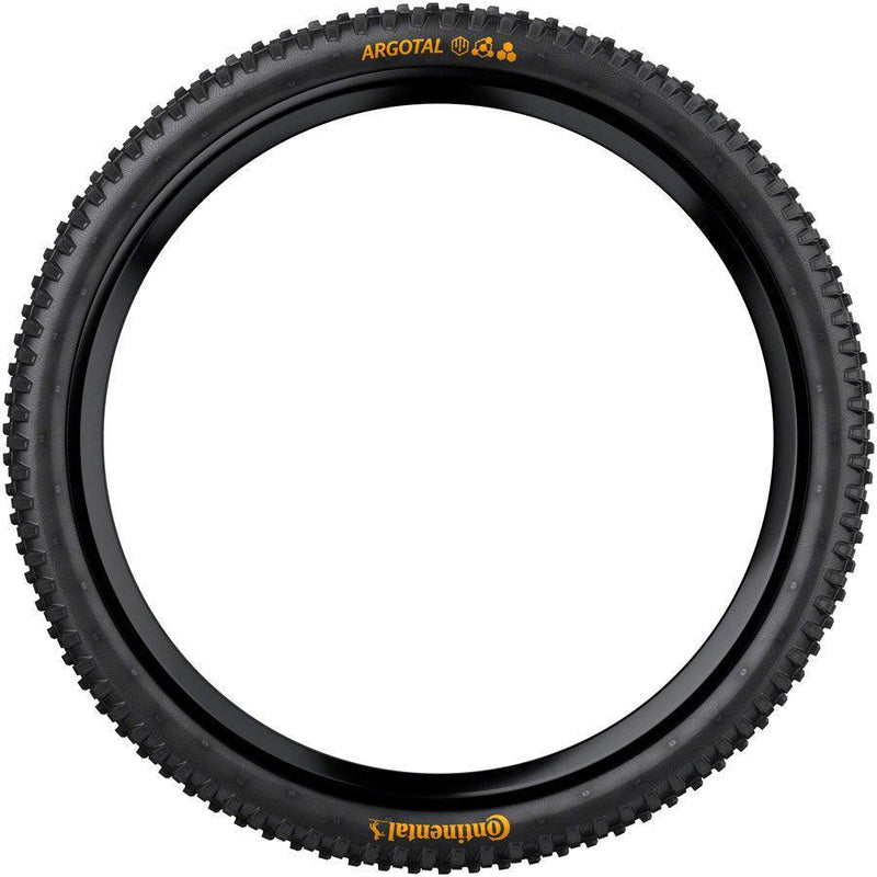 Continental Argotal Tire - 27.5 x 2.40 Tubeless Folding BLK SuperSoft Downhill Casing E25