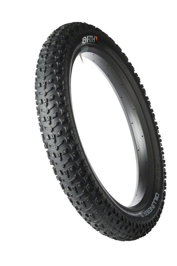 45NRTH Dillinger 5 Tire - 26 x 4.6 Tubeless Folding BLK 60 TPI 258 Carbide Steel Studs