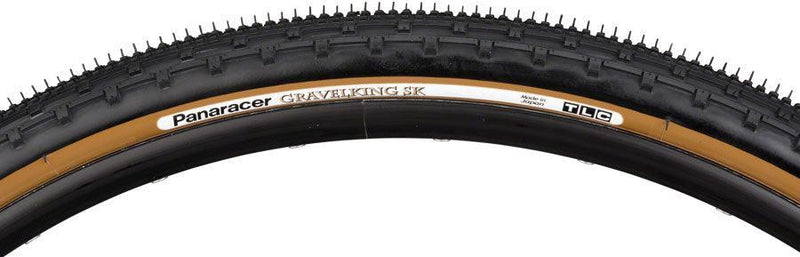 Panaracer GravelKing SK Tire - 700 x 50 Tubeless Folding Black/Brown