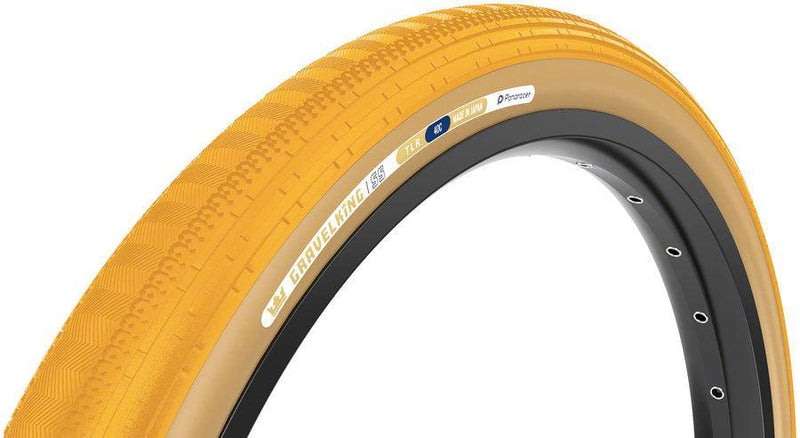 Panaracer GravelKing SS Tire - 700 x 45 Tubeless Folding Honey Butter/Brown