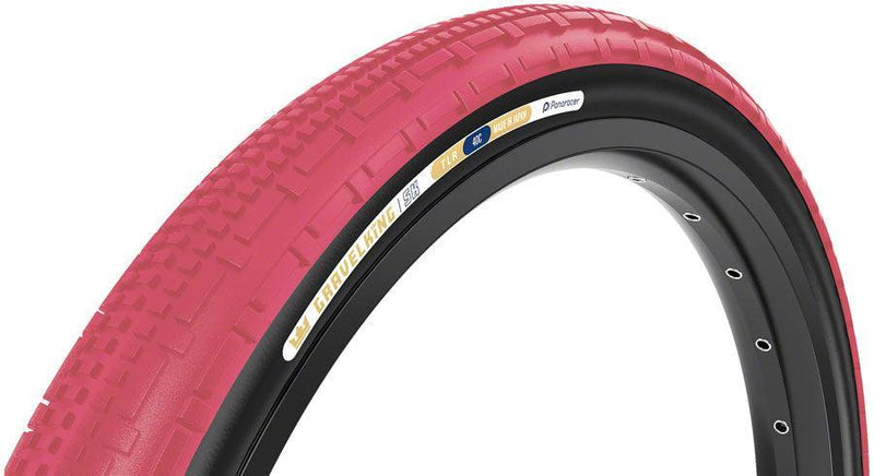 Panaracer GravelKing SK Tire - 700 x 45 Tubeless Folding Cranberry/Black