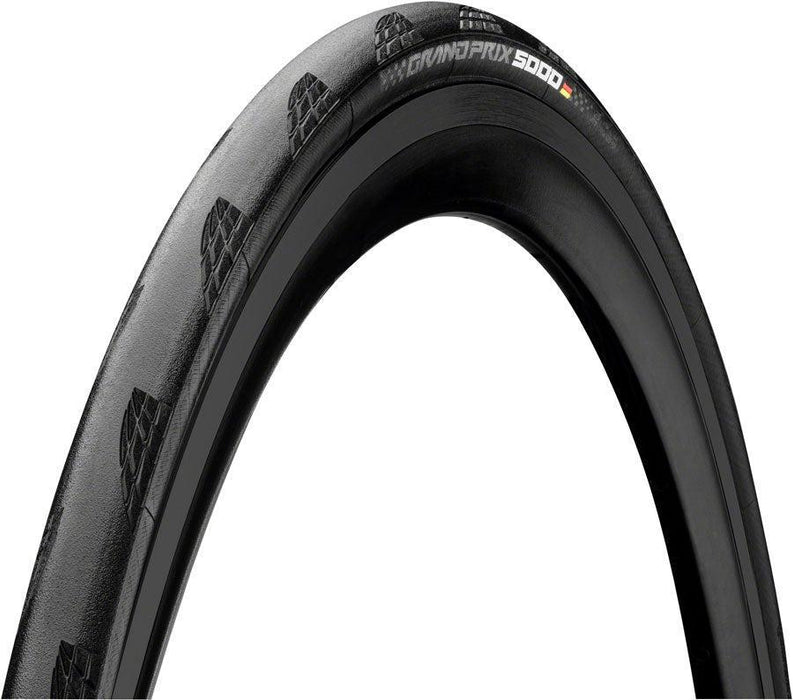 Continental Grand Prix 5000 Tire - 650b x 28 Clincher Folding BLK BLKChili Vectran Breaker LazerGrip ACT